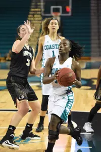 Ced Gibson has scored 24 and 26 points in Coastal's last two home games.