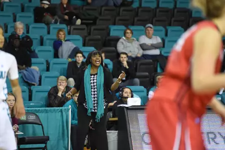 Coastal Carolina head coach Jaida Williams