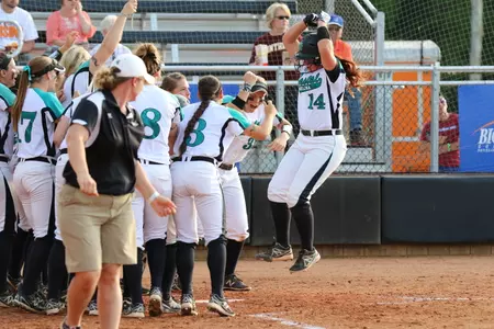 Kelsey Dominik hit her 13th homerun of the season.