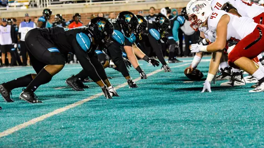 CCU defensive line vs Arkansas State (11-10-18)