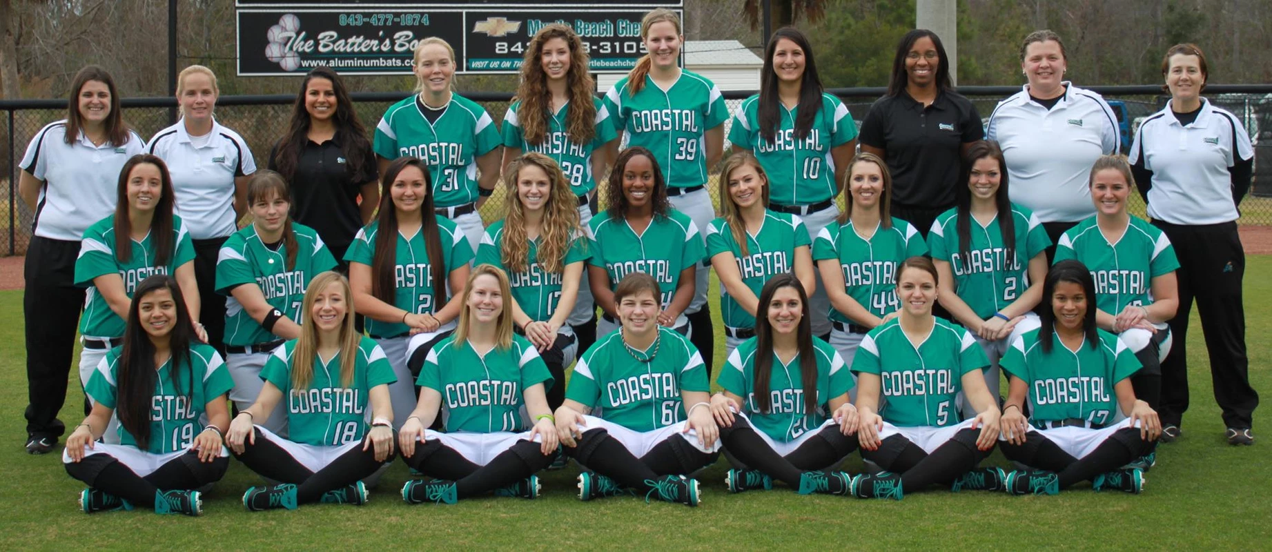 2012 Coastal Softball Team