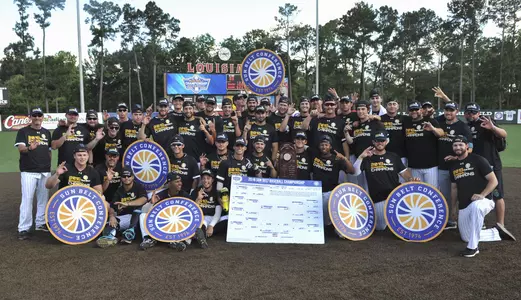 Coastal Baseball Team - Sun Belt Champion