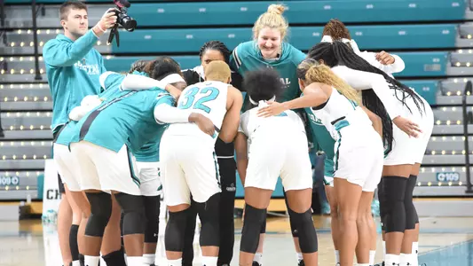 Team Huddle before UNCG Tip
