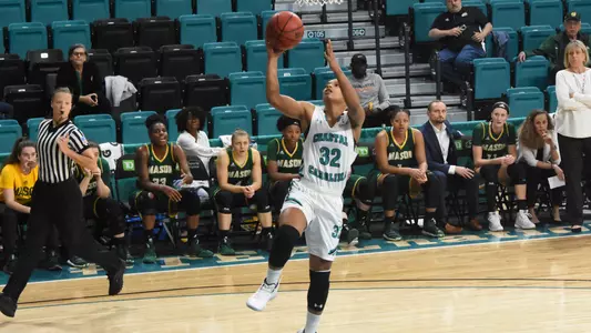DJ Williams with fast break layup against George Mason