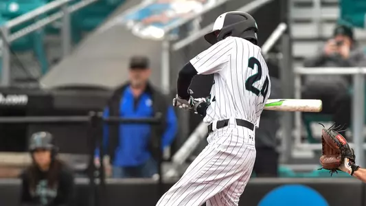 Morgan Hyde - at the plate versus Campbell (2-17-19)