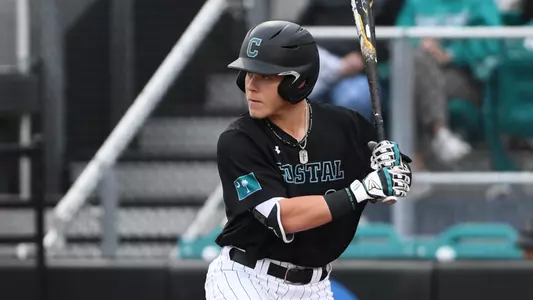 Jake Wright at plate versus VCU (2-15-19)
