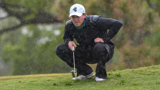 Wes Artac on the green at The Hayt (4-1-19)