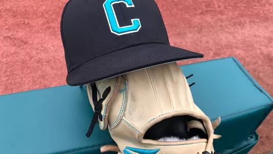 Hat on Glove at Dugout railing