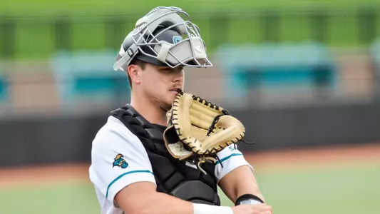 Kyle Skeels behind the plate (2019)