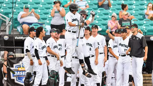 Home run celebration versus Texas State (5-23-19)