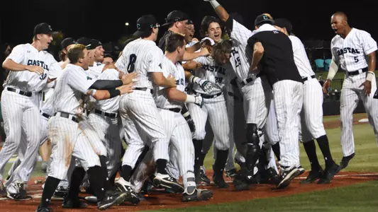 Celebration at home plate - vs. UTA (5-24-19)