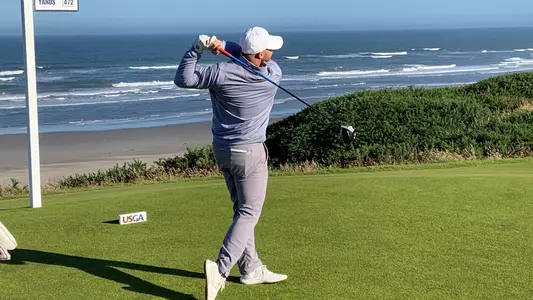 Zack Taylor at U.S. Amateur Championships - practice round