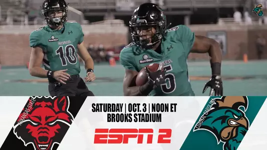 Coastal Carolina versus Arkansas State - Oct. 3