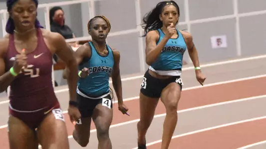 Jermaisha Arnold and Shani'a Bellamy at the Gamecock Opener