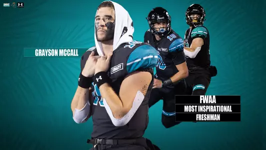 Grayson McCall FWAA Inspirational Freshman of the Year