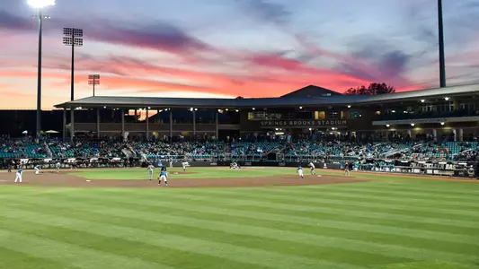 Sunset of Springs Brooks Stadium