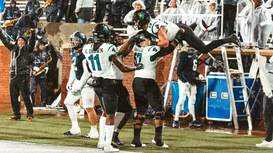 Bryce Carpenter and O-Line TD Celebration vs. GS (11-6-2021)