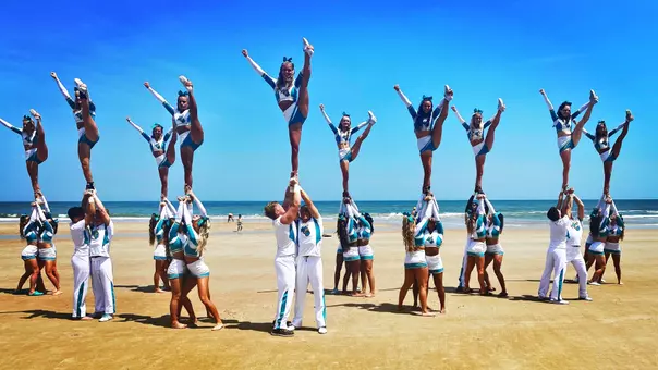 Cheer Team at Daytona Beach