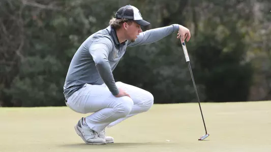Garrett Cooper on green at 2021 General Hackler Championshps