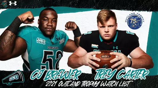 C.J. Brewer and Trey Carter 2021 Outland Trophy Watch List