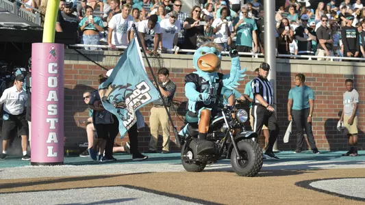 Chauncey on the bike versus Georgia State