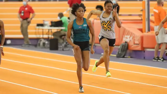 Melissa Jefferson - 60-meter dash at 2022 Bob Pollock Meet