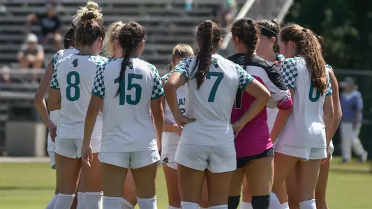 Women's Soccer Huddle