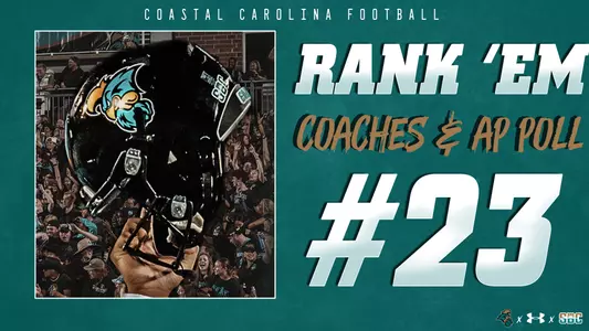 Football Ranked No. 23 in AP and USA Today Coaches Poll
