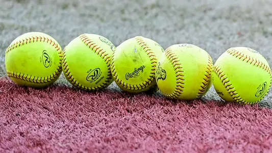 Softballs on field