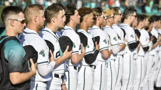 National Anthem - Team pregame 2022 vs. Kent State