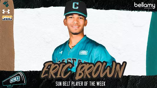 Eric Brown Sun Belt Player of the Week (3-1-2022)