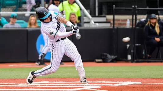 Cooper Weiss at the plate vs. Ball State (2-27-2022)