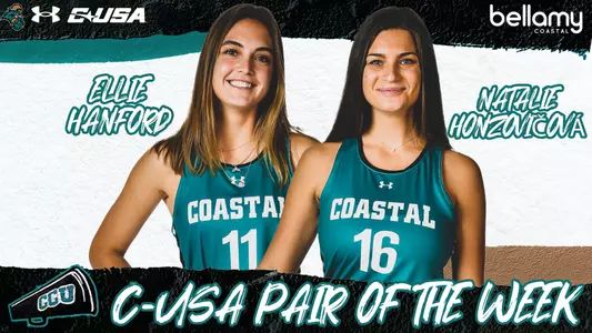 Ellie Hanford and Nat Honzovicova (C-USA Pair of the Week)