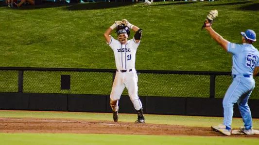 Eric Brown celebrates walk-off win vs. UTA (4-22-22)
