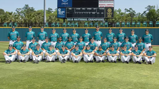 2022 Coastal Carolina Baseball Team Photo
