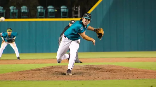 Will Smith on the mound versus UNCW (5-3-2022)