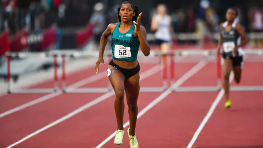 Shani'a Bellamy at the 2022 Sun Belt Outdoor TF Championships