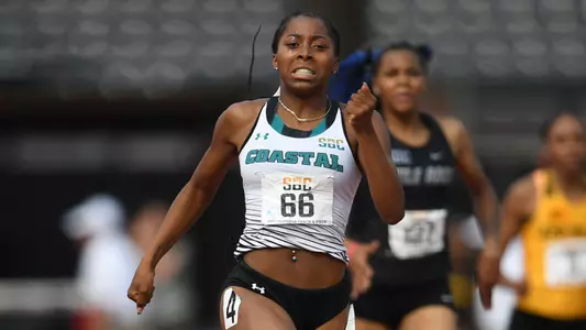 Mekenze Kelley at the 2022 Sun Belt Outdoor T&F Championships 1