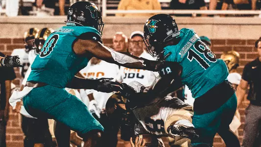 Josaiah Stewart and Jahmar Brown TFL vs. Army (9-3-2022)