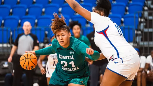 Aja driving against GSU