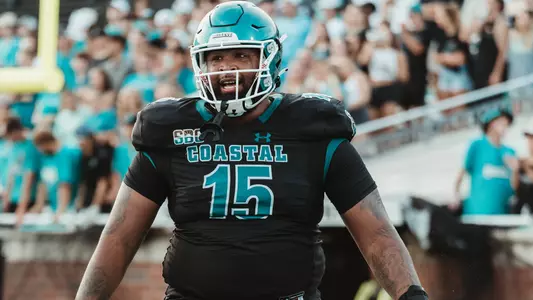 Jerrod Clark - walking off field 2022 season