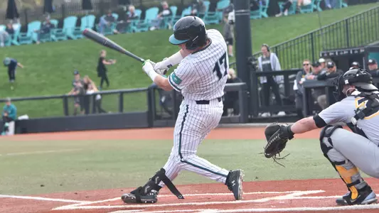 Caden Bodine vs. VCU at the plate (2-19-23)