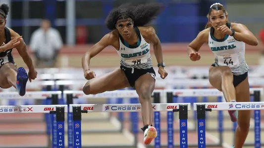 Alexis Glasco - 60-meter hurdles champion at 2023 SBC Indoor Championships
