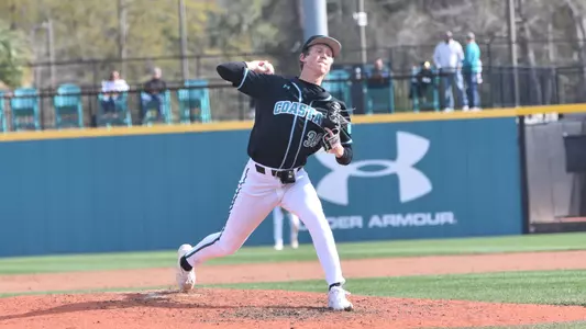 Darin Horn on the mound versus Illinois (3-11-23)
