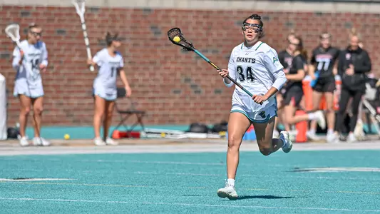 Lily bringing ball up vs Harvard