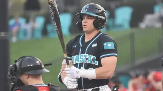 Nick Lucky at bat versus Davidson (3-3-23)
