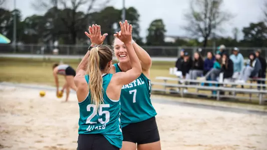 High 5 after point