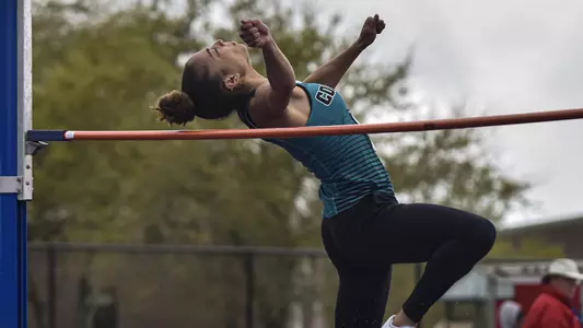 Camryn Lorick high jump event - 2023 Alan Connie Invite