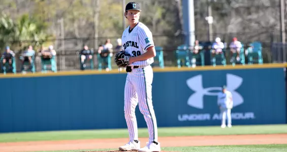 Darin Horn on the mound versus Davidson (3-5-2023)