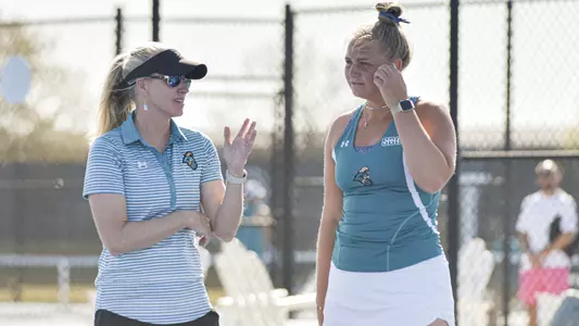 Coach Hewitt and Lilie Steryous versus Louisiana